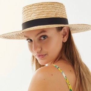 Urban Outfitters Straw Boater Hat